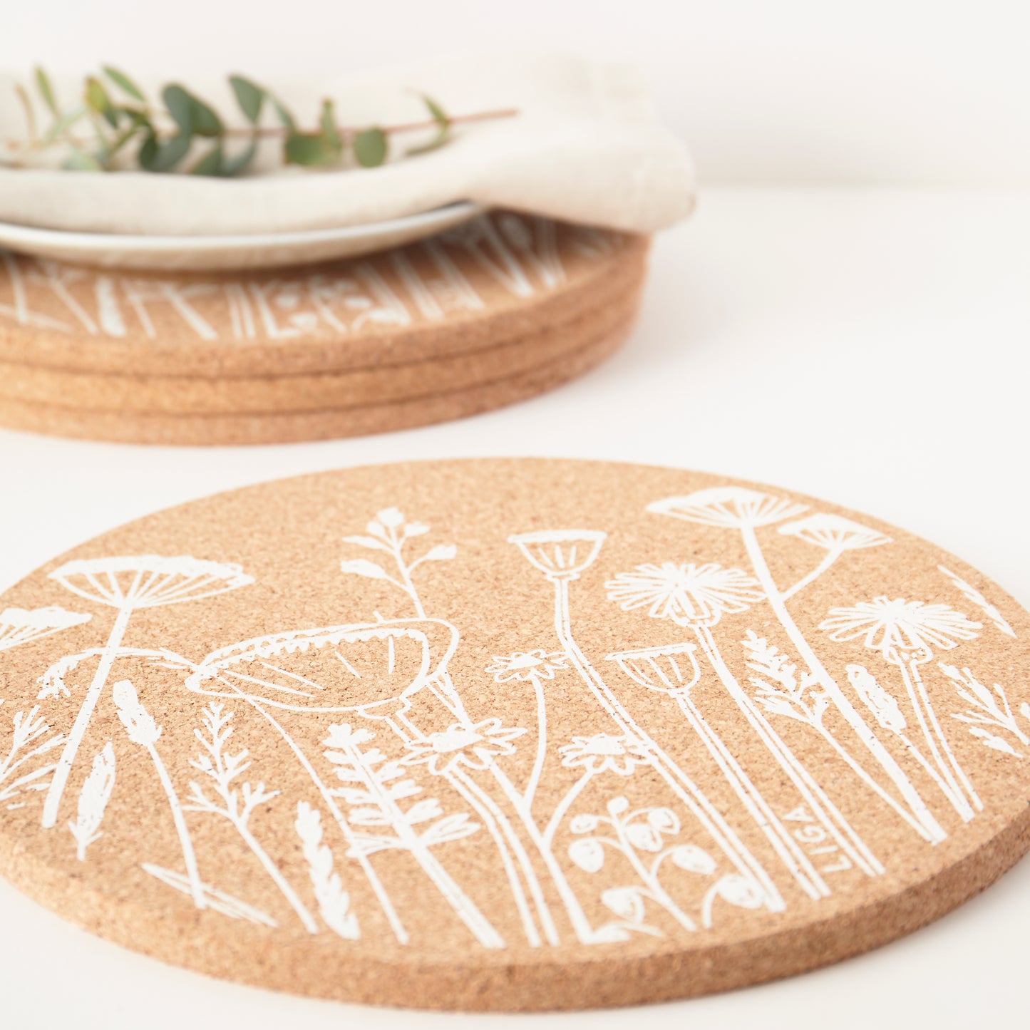 Cork Mats | Flowers