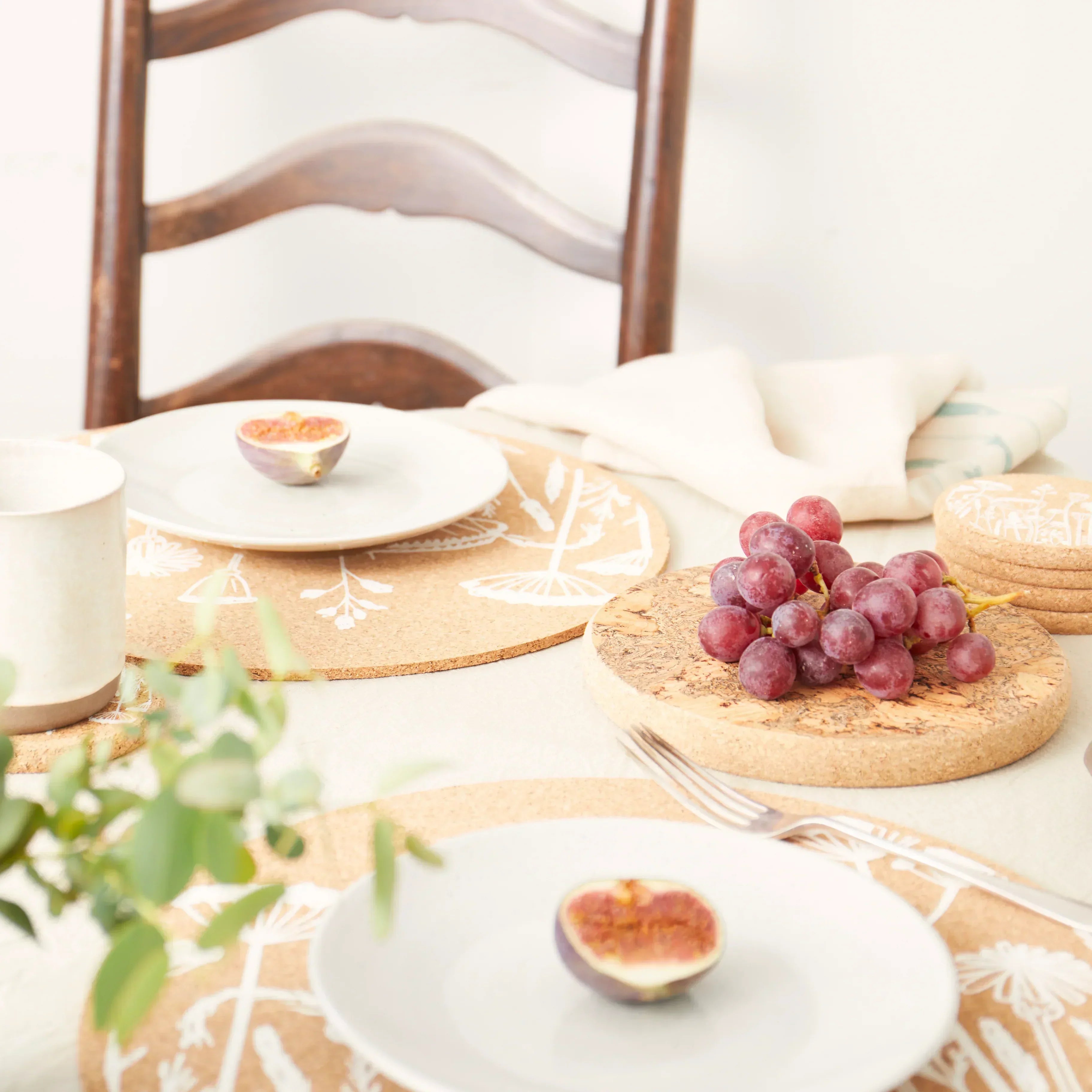 Cork Max Placemats | Flowers | 3 Sets for 2