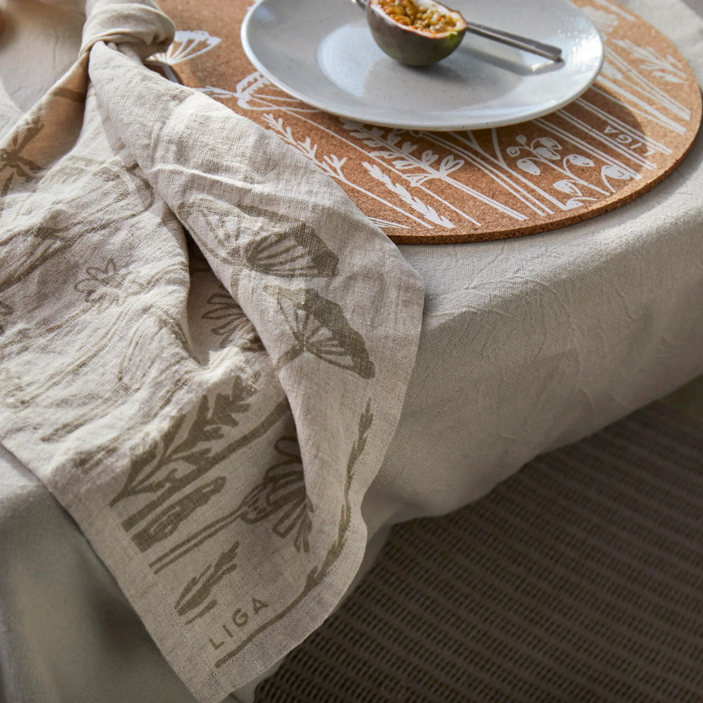 Cork Max Placemats | Flowers | 3 Sets for 2