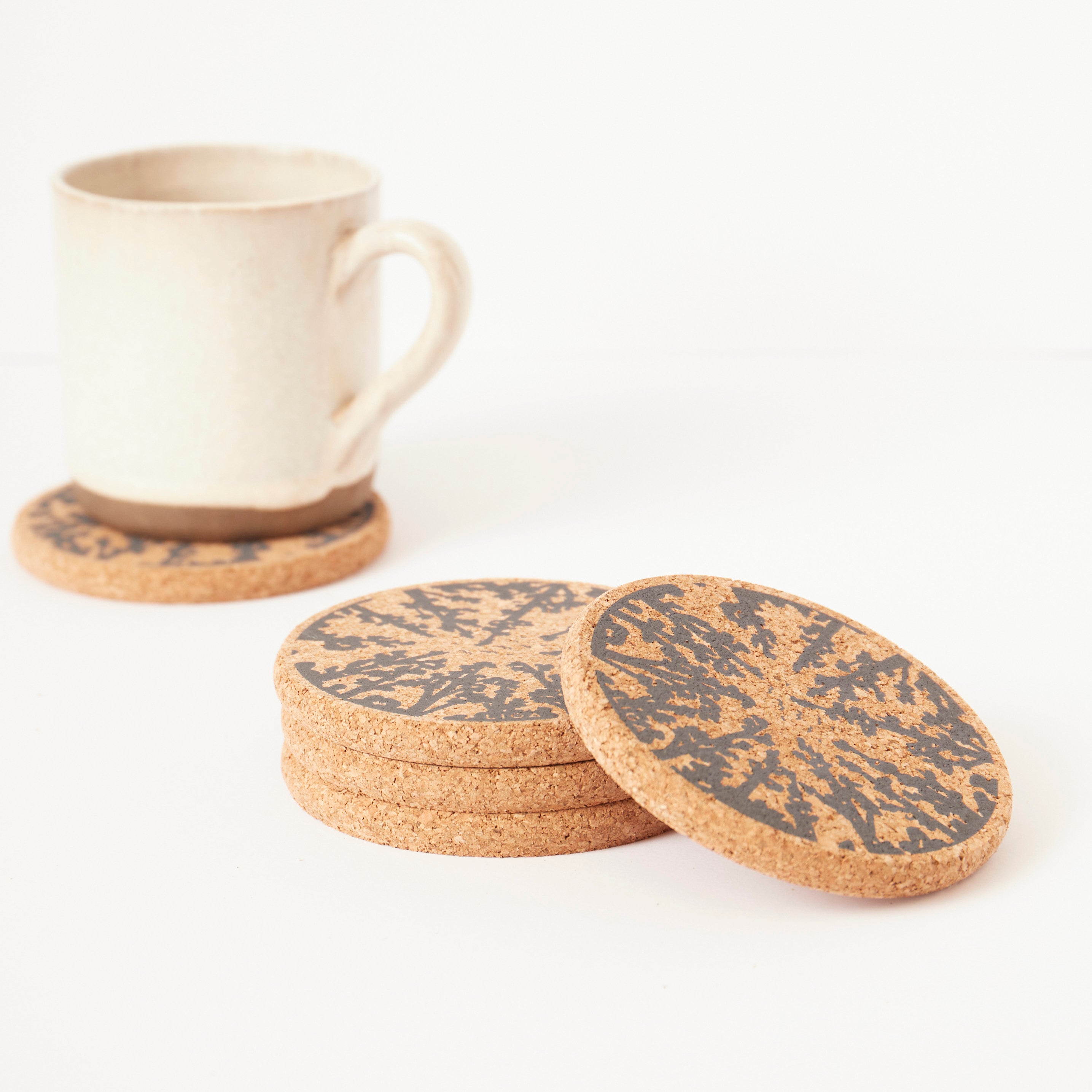 Cork Coaster Forest Gazing