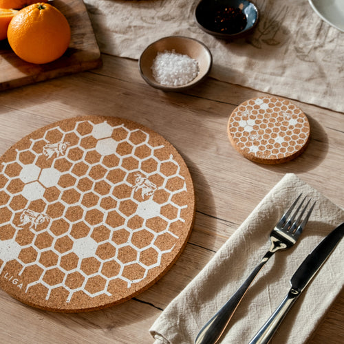 Cork Mats | Honeycomb