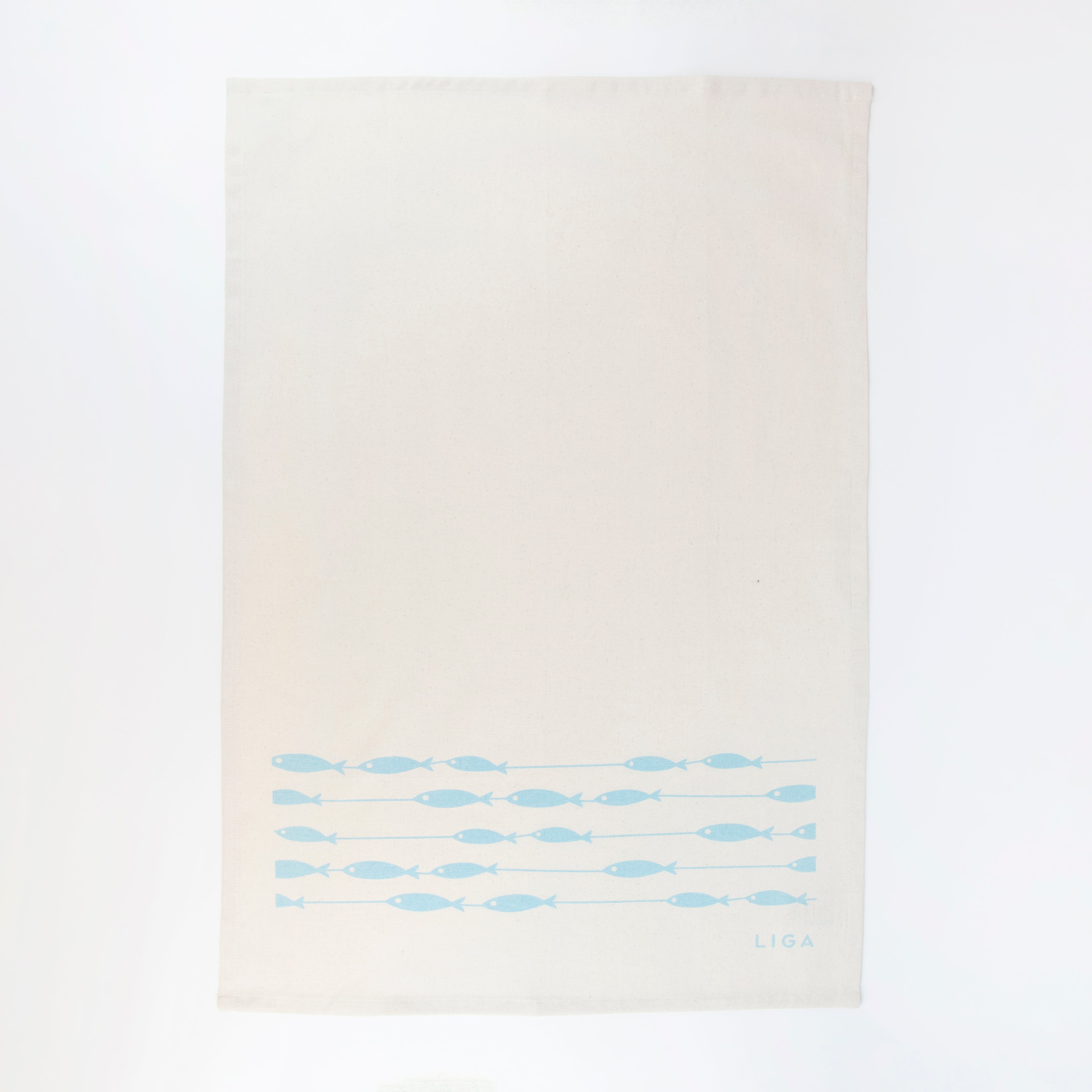 Organic Tea Towels | Fish On A Line