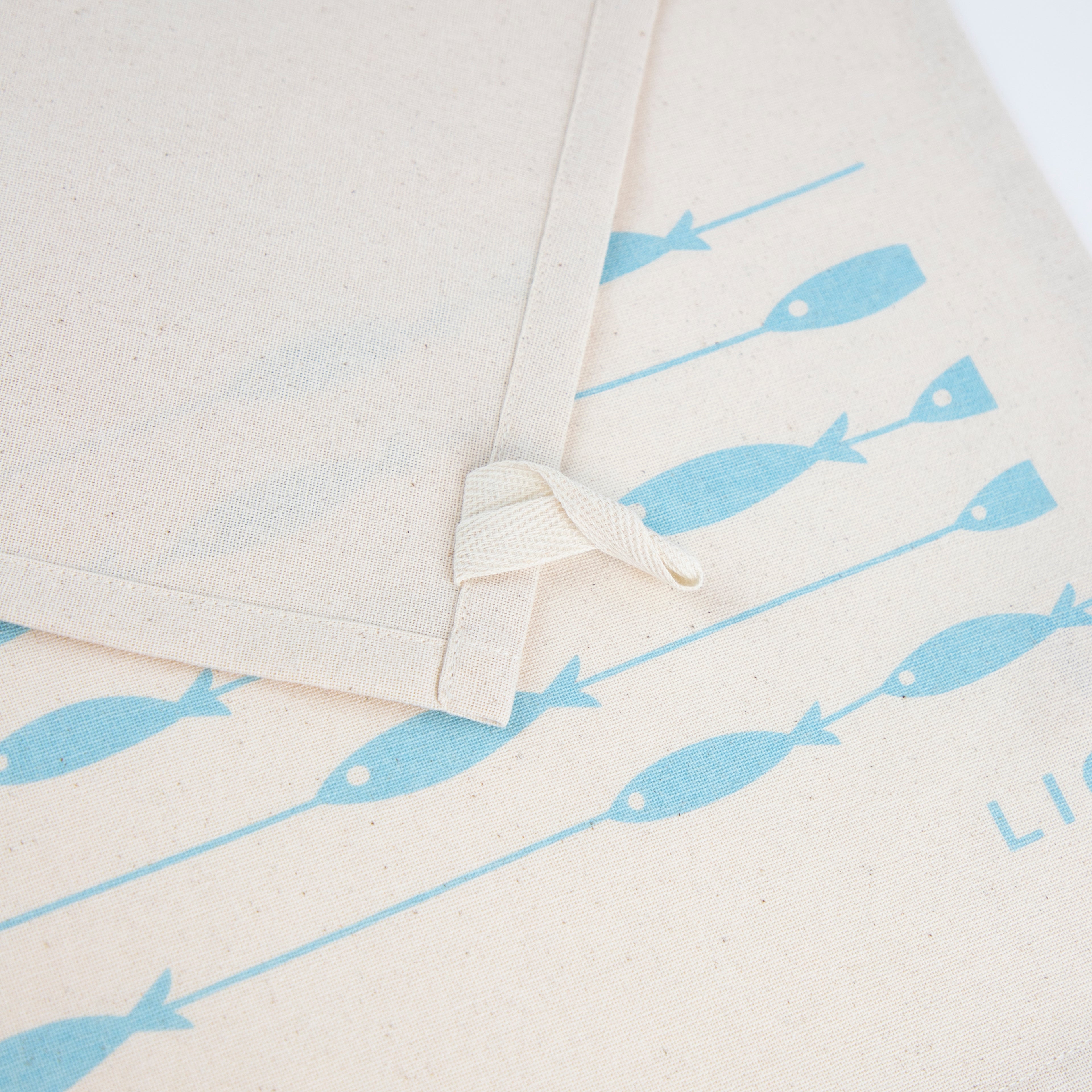 Organic Tea Towels | Fish On A Line