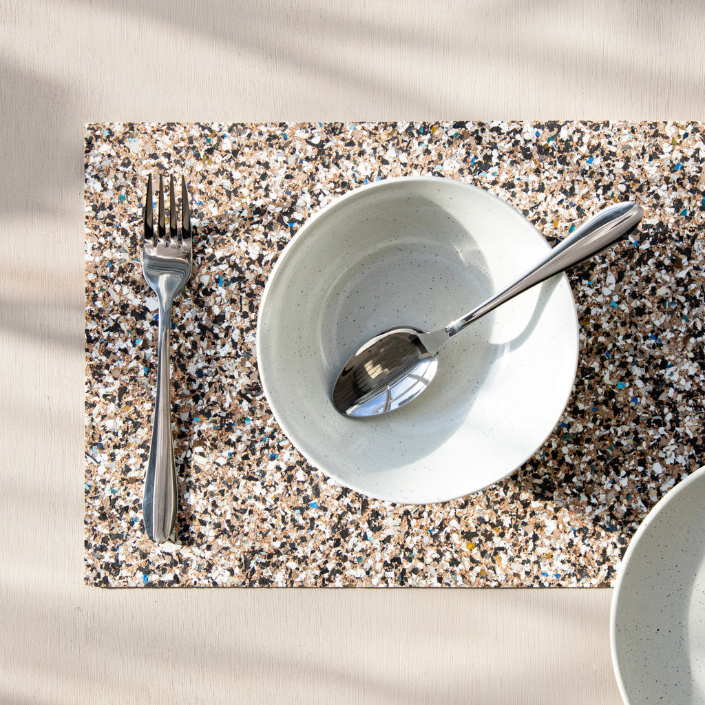 Beach Clean Rectangle Placemats and Coasters - Table S/6