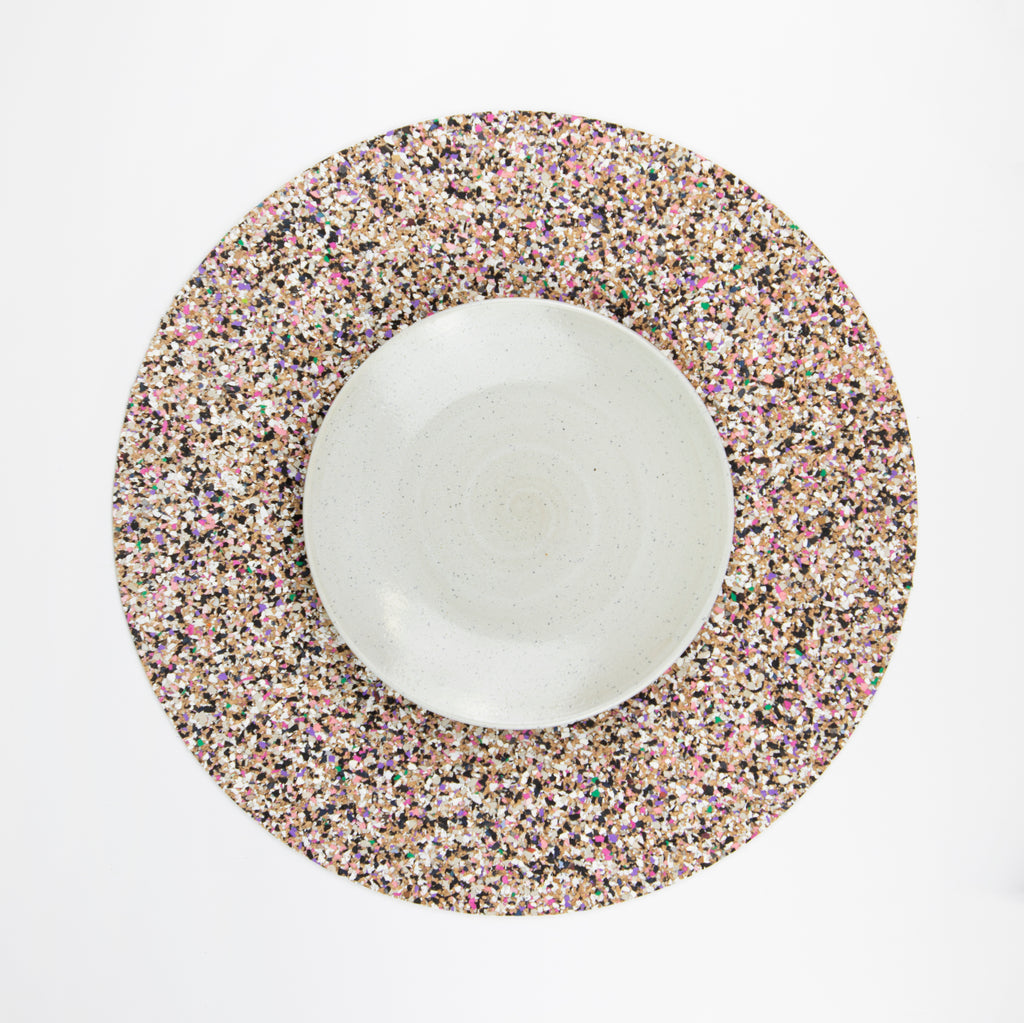 Beach Clean Placemat & Coaster S/6 | Round