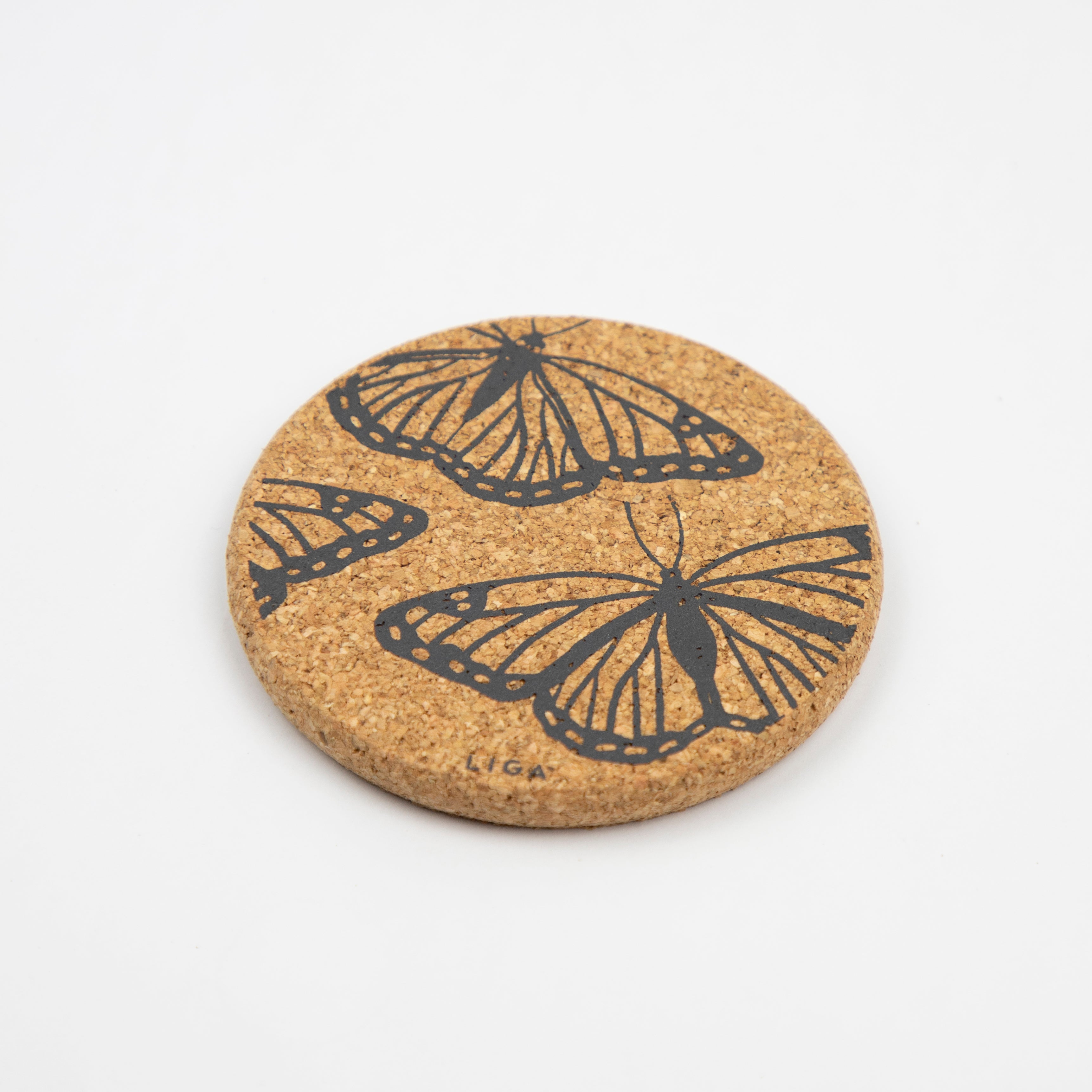Cork Coaster Butterfly