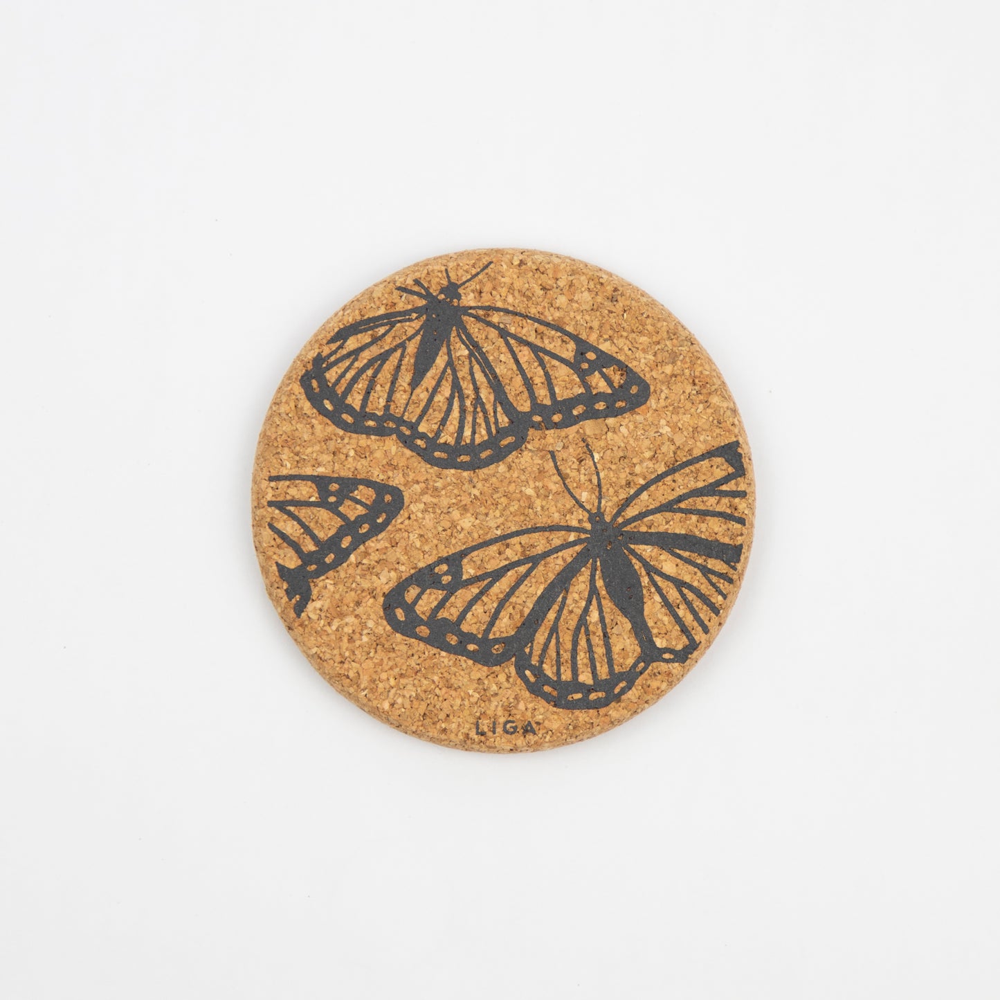 Cork Coaster Butterflies