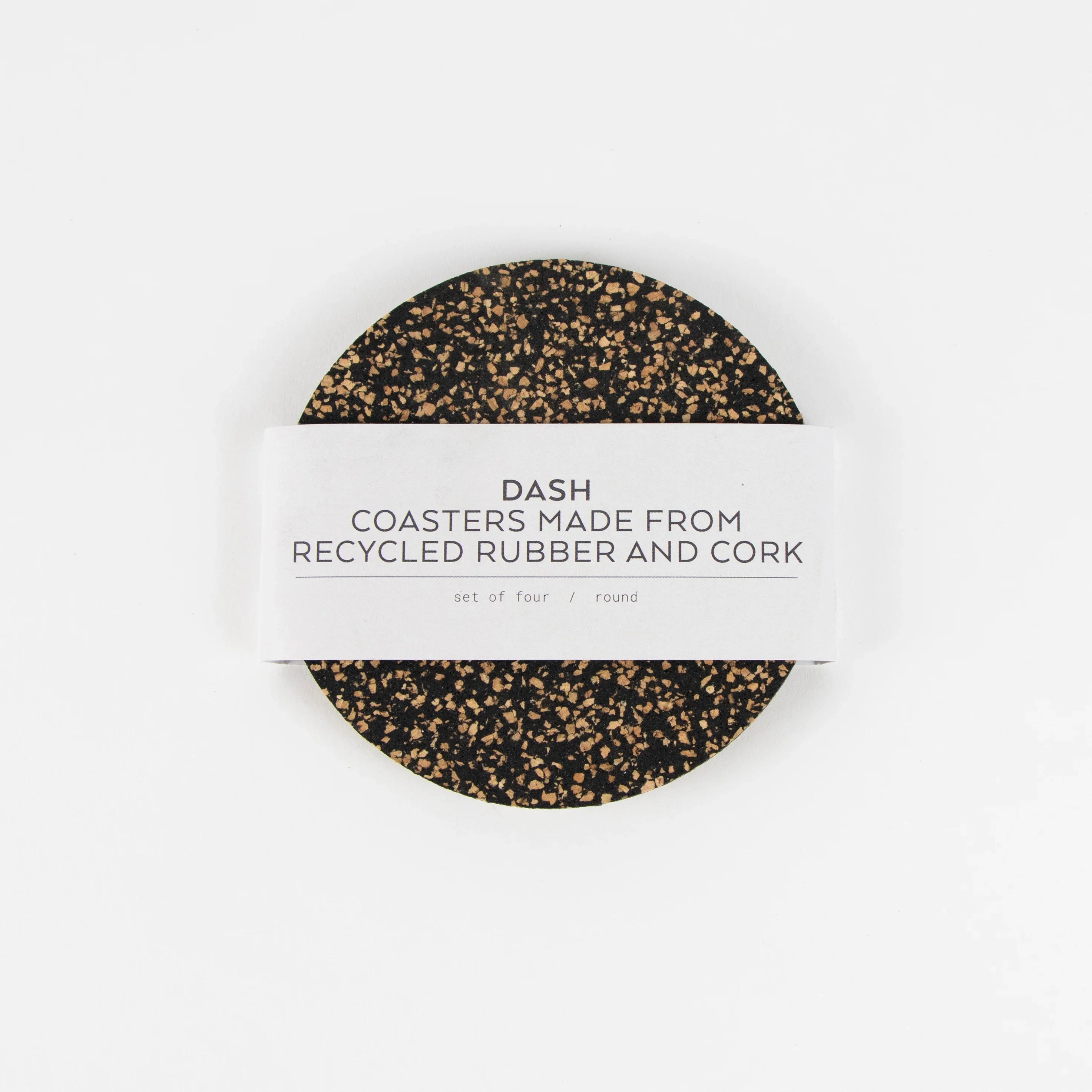 Dash Recycled Rubber & Cork Placemats | Oval S/8 + 8 FREE coasters