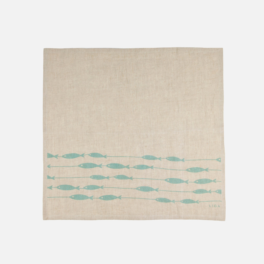 Linen Napkins | Fish On A Line