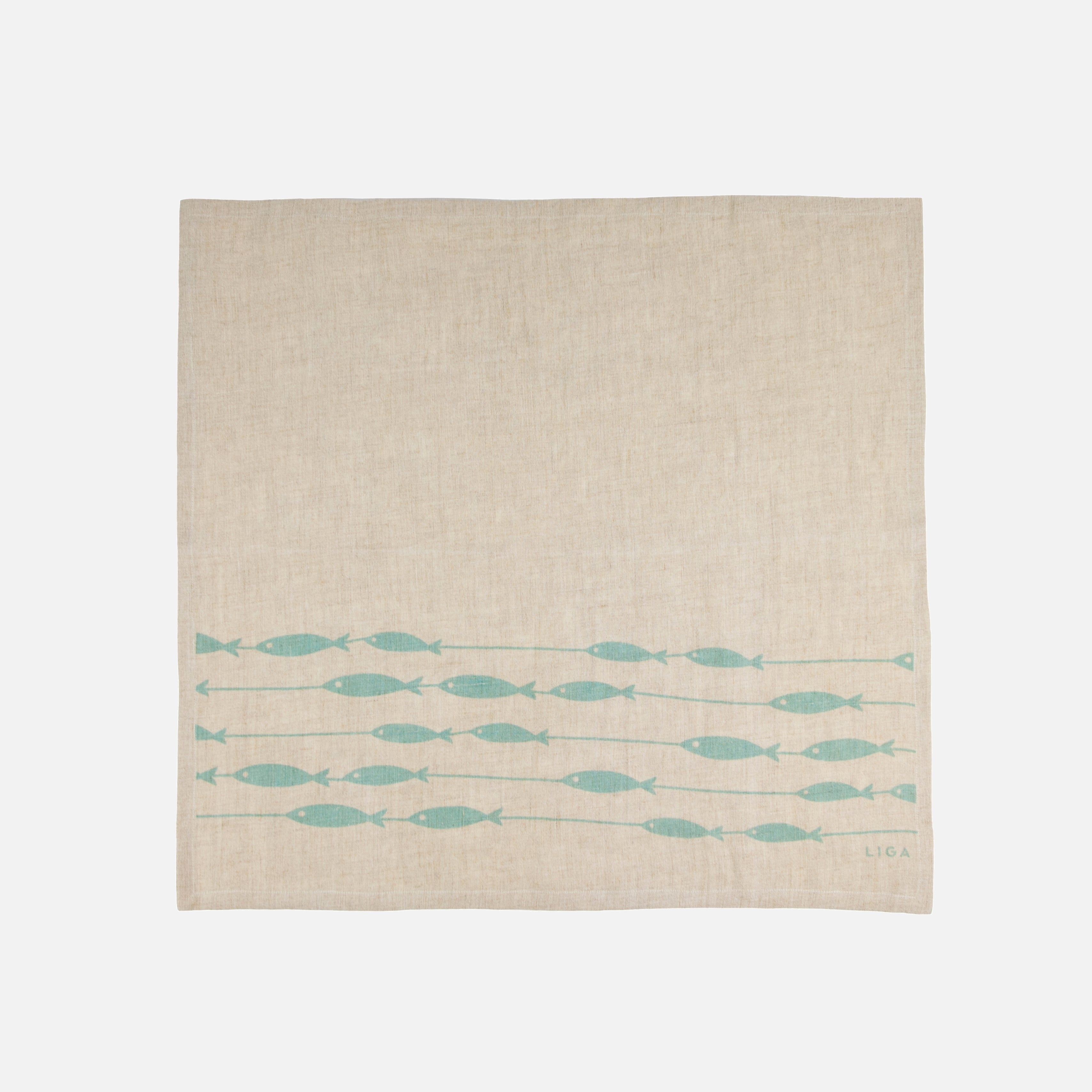 Linen Napkins | Fish On A Line