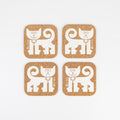 Hornsea Cork Coasters | Happy Cat