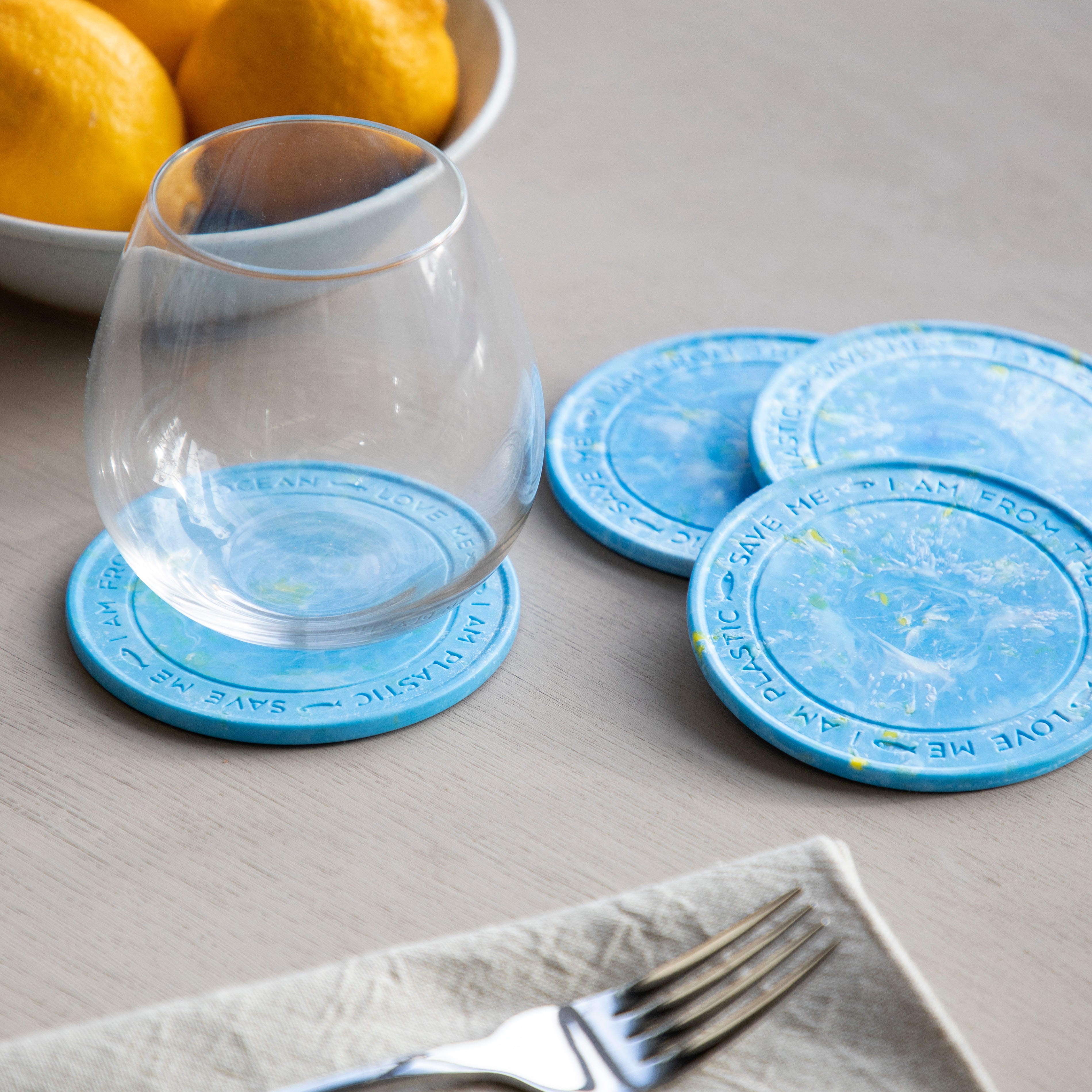 Ocean Plastic Coasters S/4