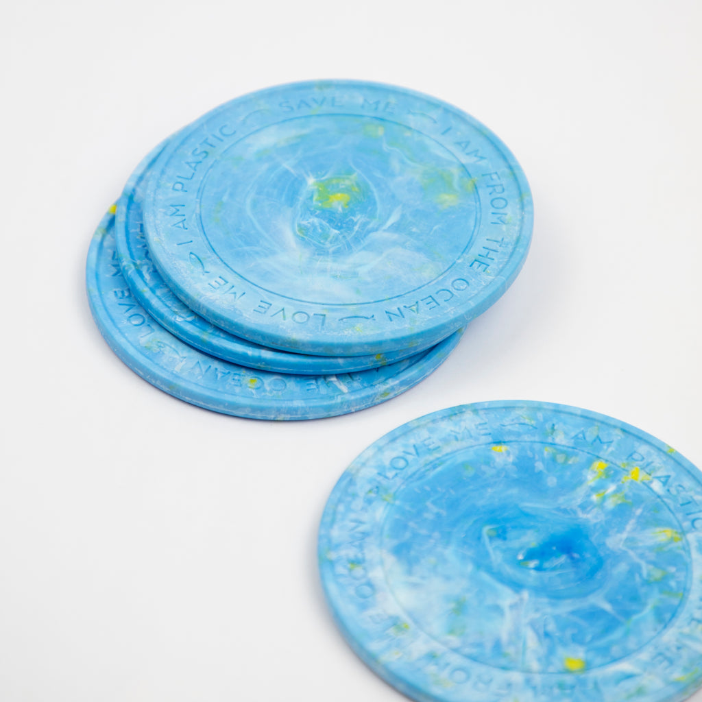 Ocean Plastic Coasters S/4