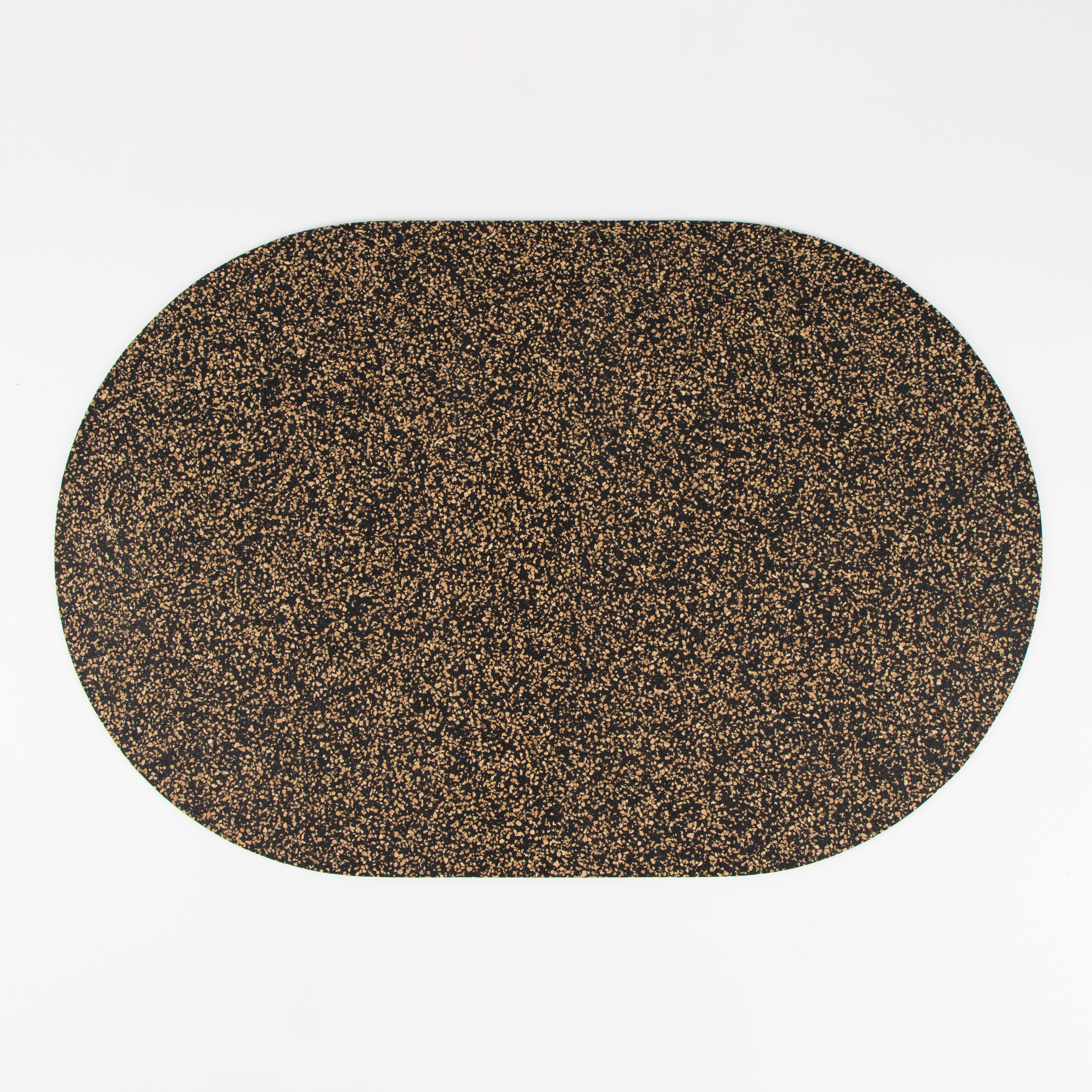 Dash Recycled Rubber & Cork Placemats | Oval S/8 + 8 FREE coasters