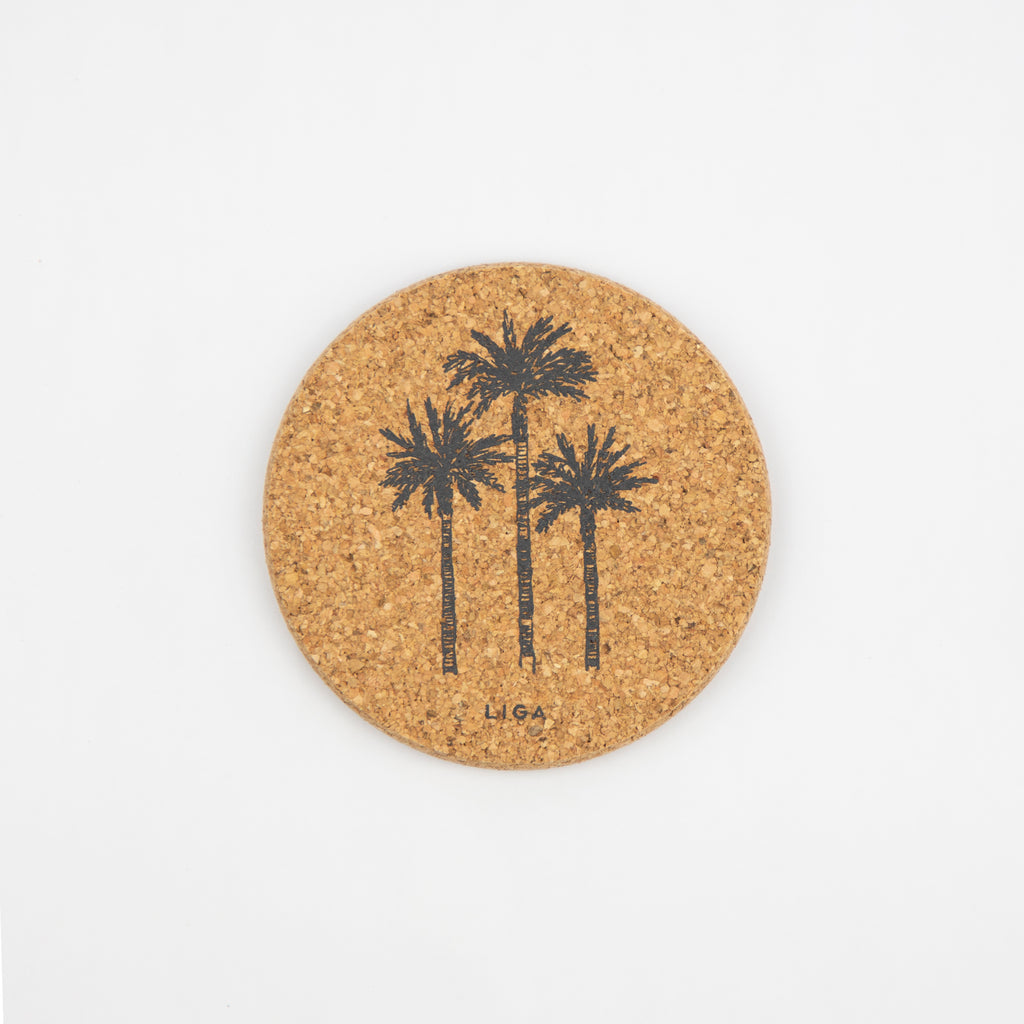 Cork Coaster Palms