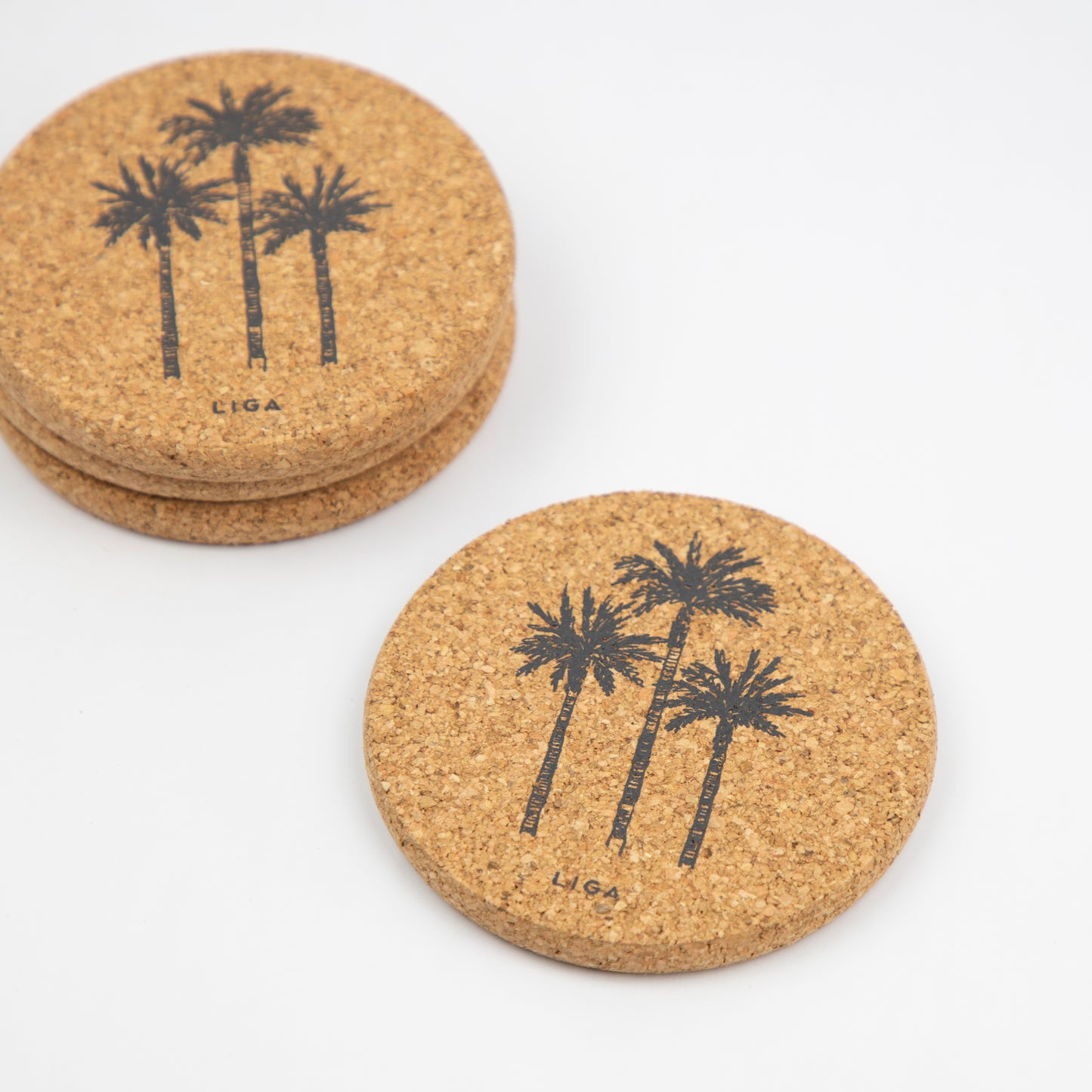 Cork Coaster Palms