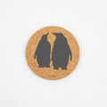 Cork Coaster Penguins