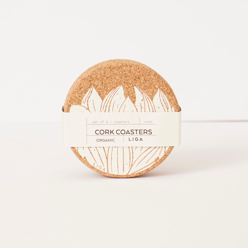 Cork Coaster Lotus