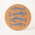 Cork Placemat - Mackerel