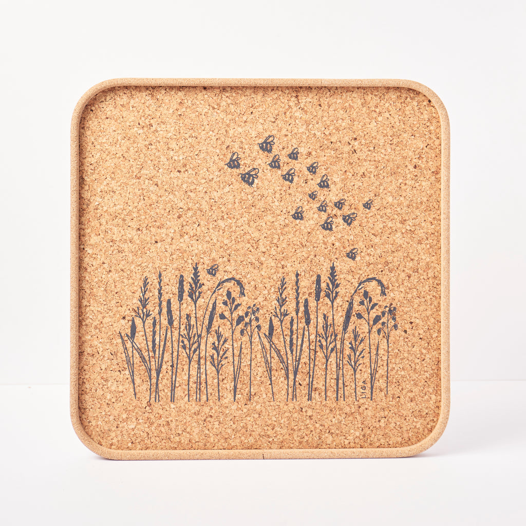 Eco Cork Tray - Native Grasses