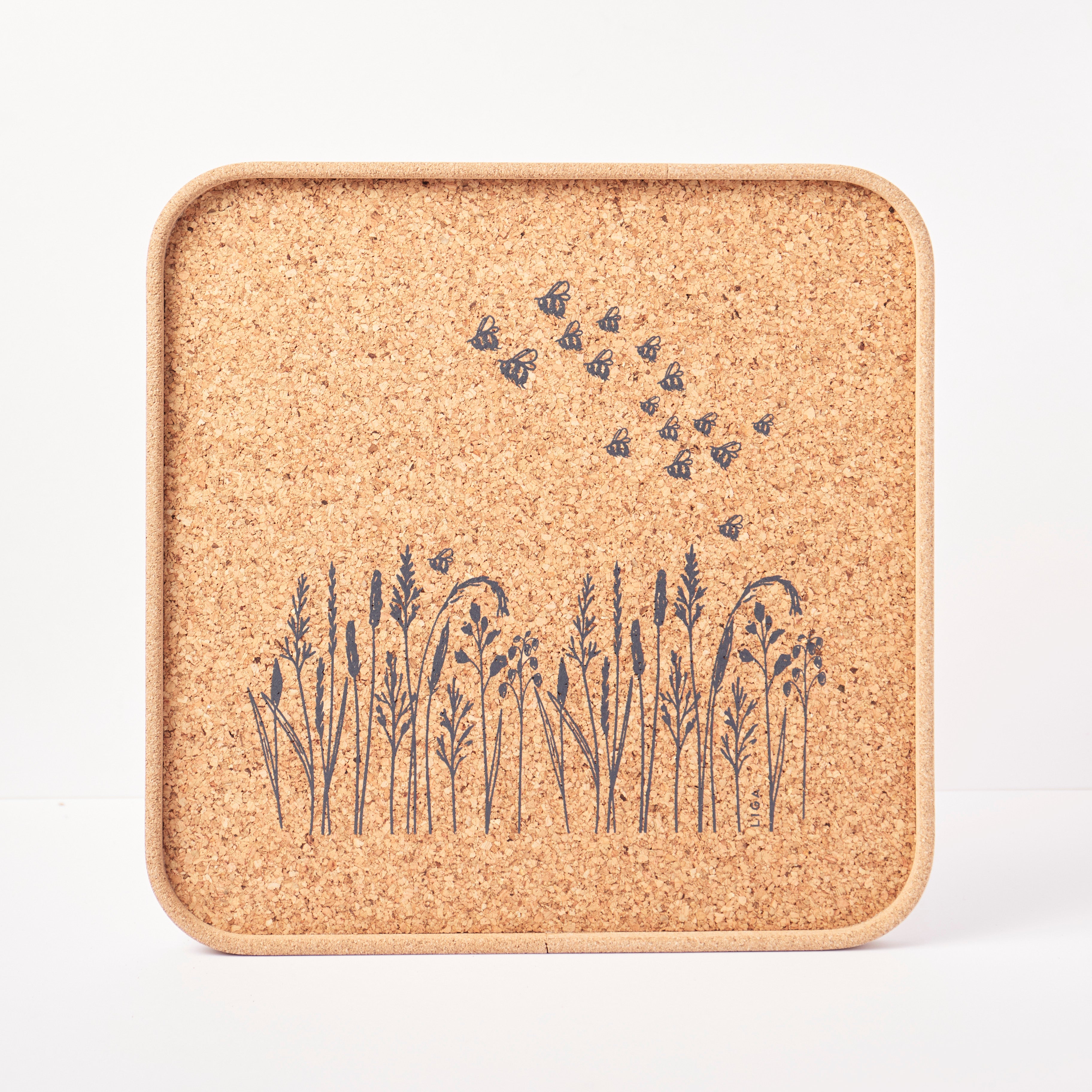 Eco Cork Tray - Native Grasses