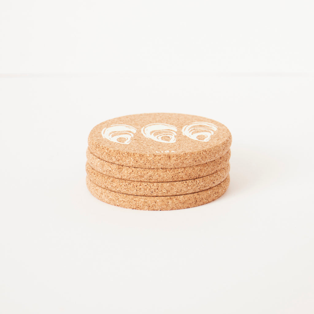 Cork Coaster Oyster