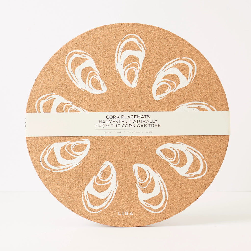 Cork Max Placemats | Oyster | 3 Sets for 2