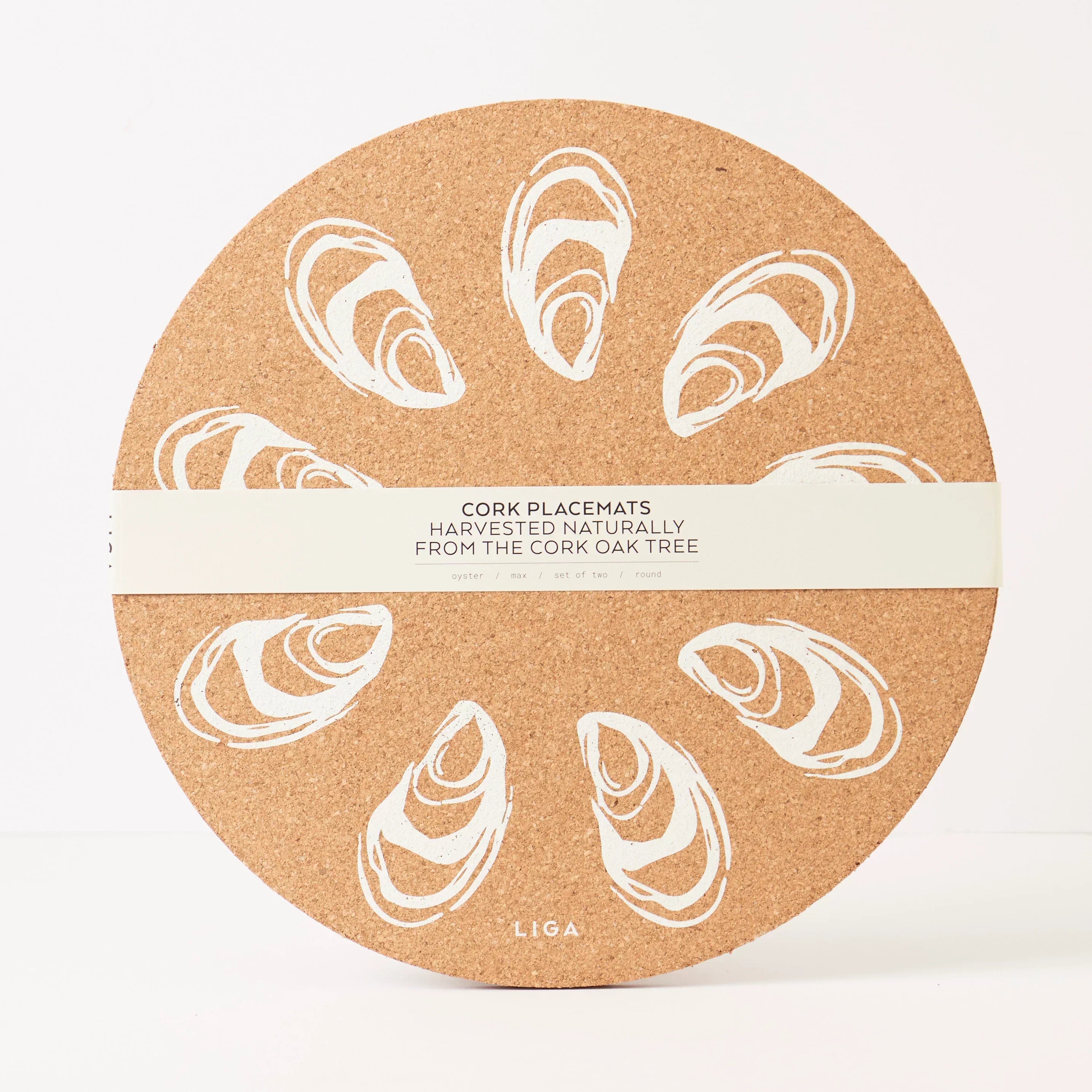 Cork Max Placemats | Oyster | 3 Sets for 2