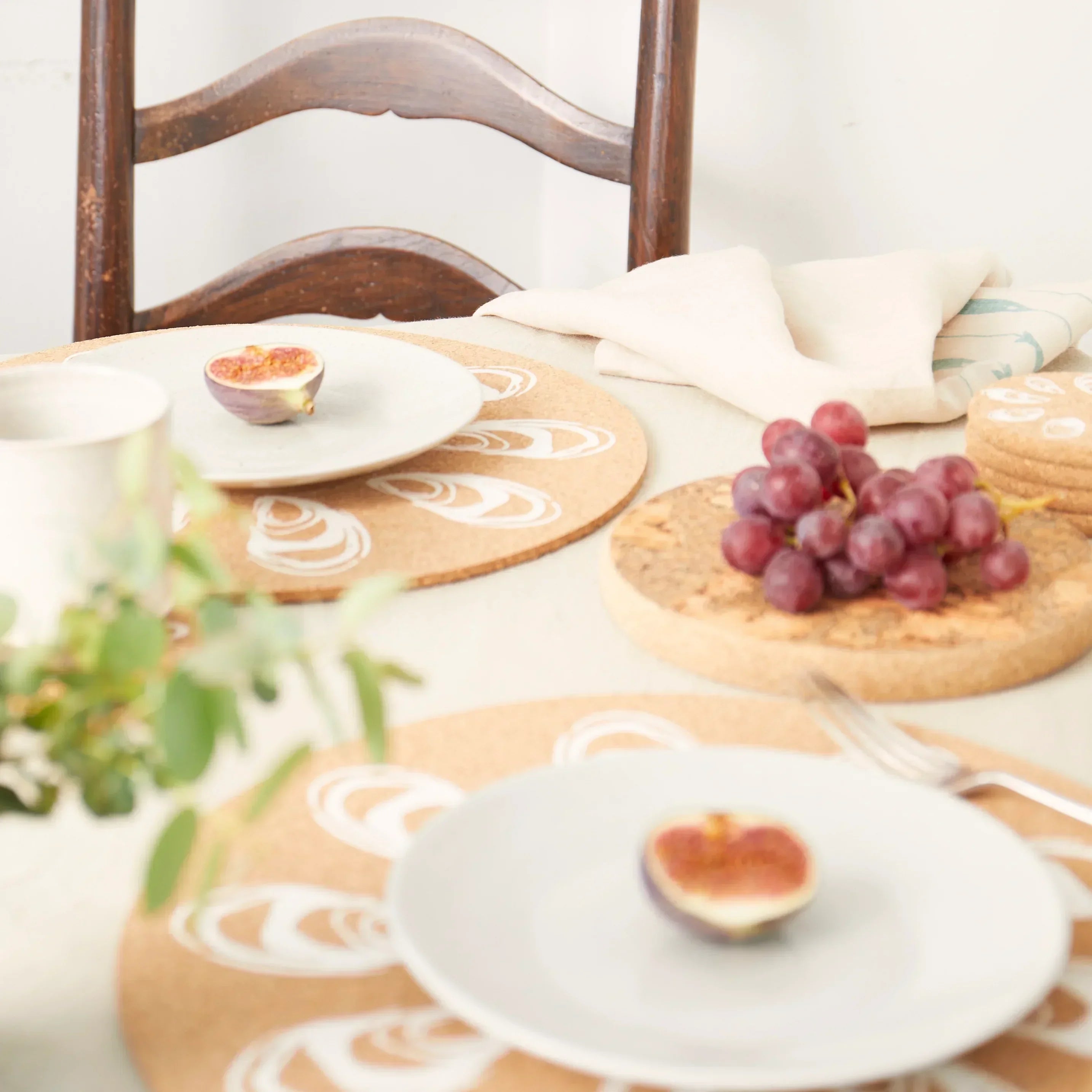 Cork Max Placemats | Oyster | 3 Sets for 2