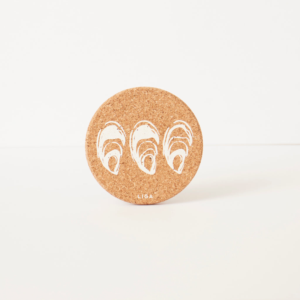 Cork Coaster Oyster