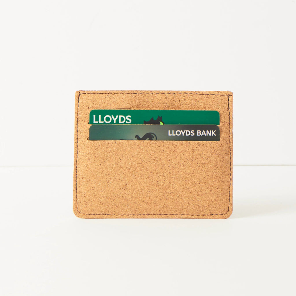 Card Holder wallet &  Key Fob - cork