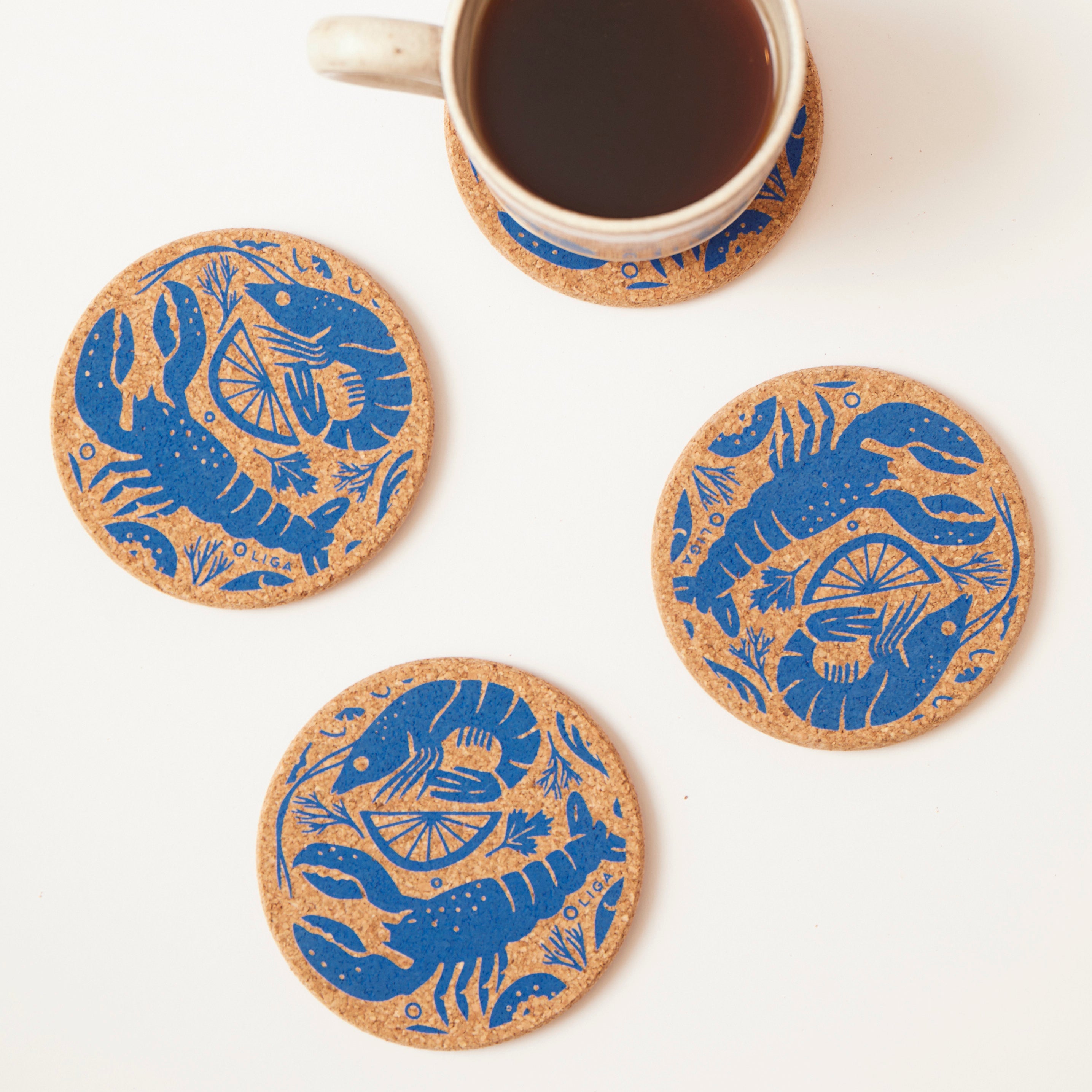 Cork Coaster Seafood Platter