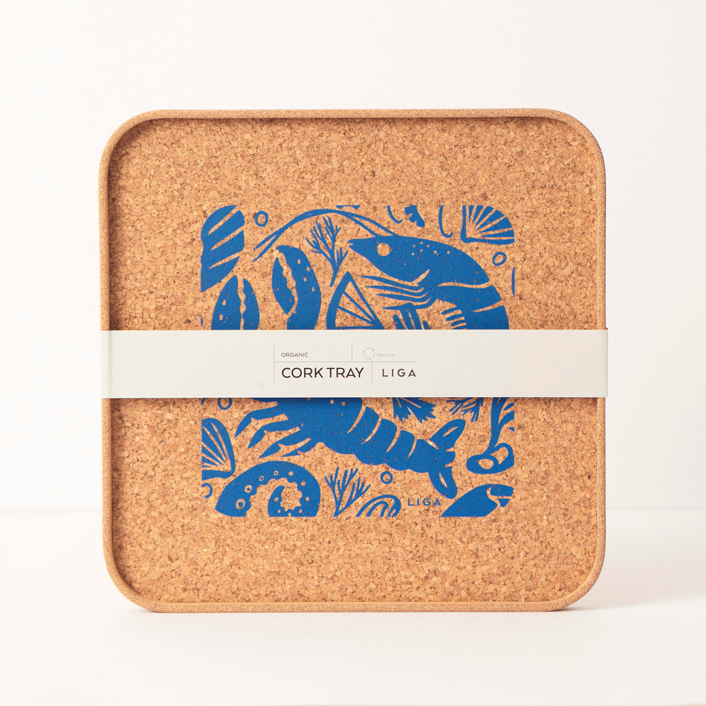 Eco Cork Tray | Seafood Platter