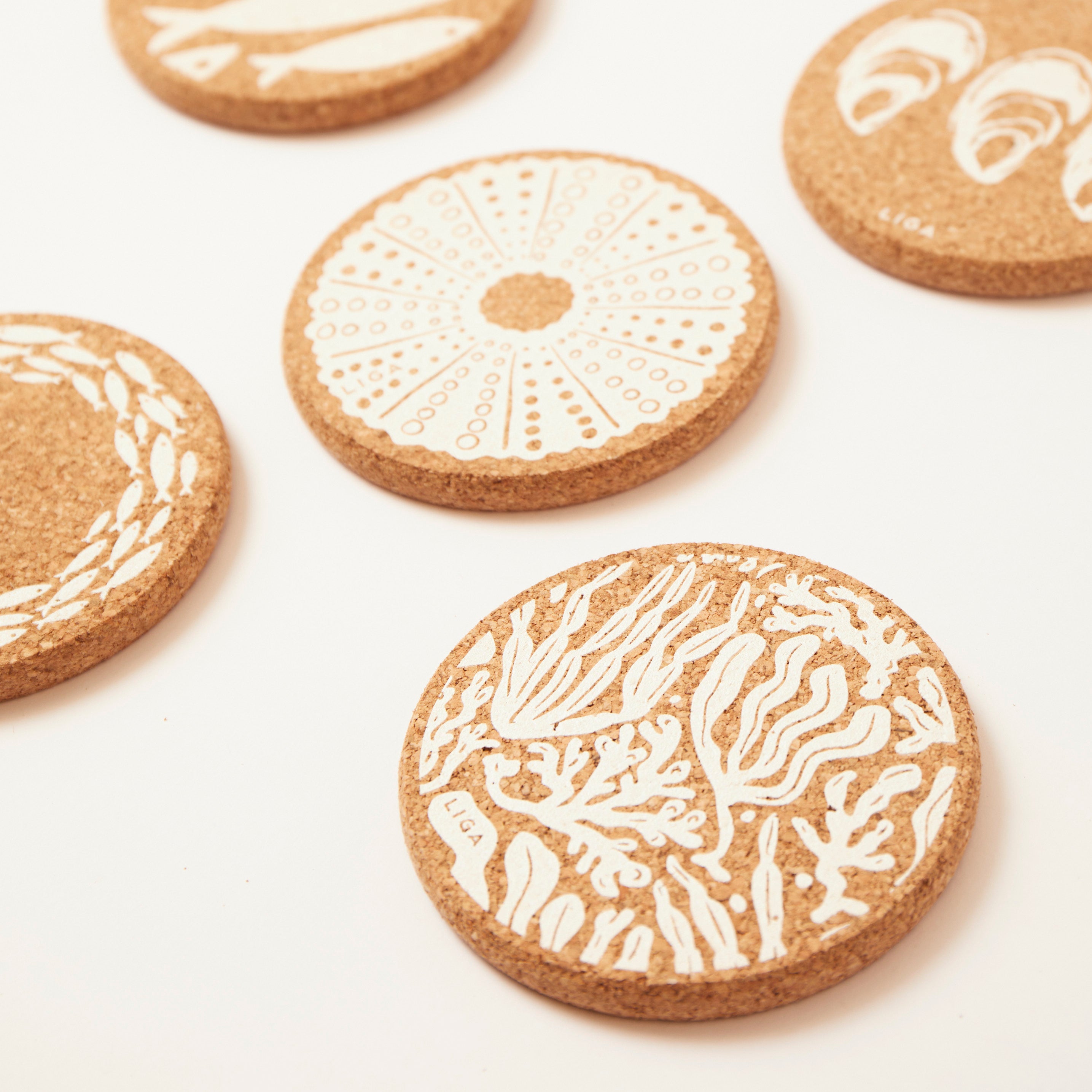 Cork Coaster Seaweed