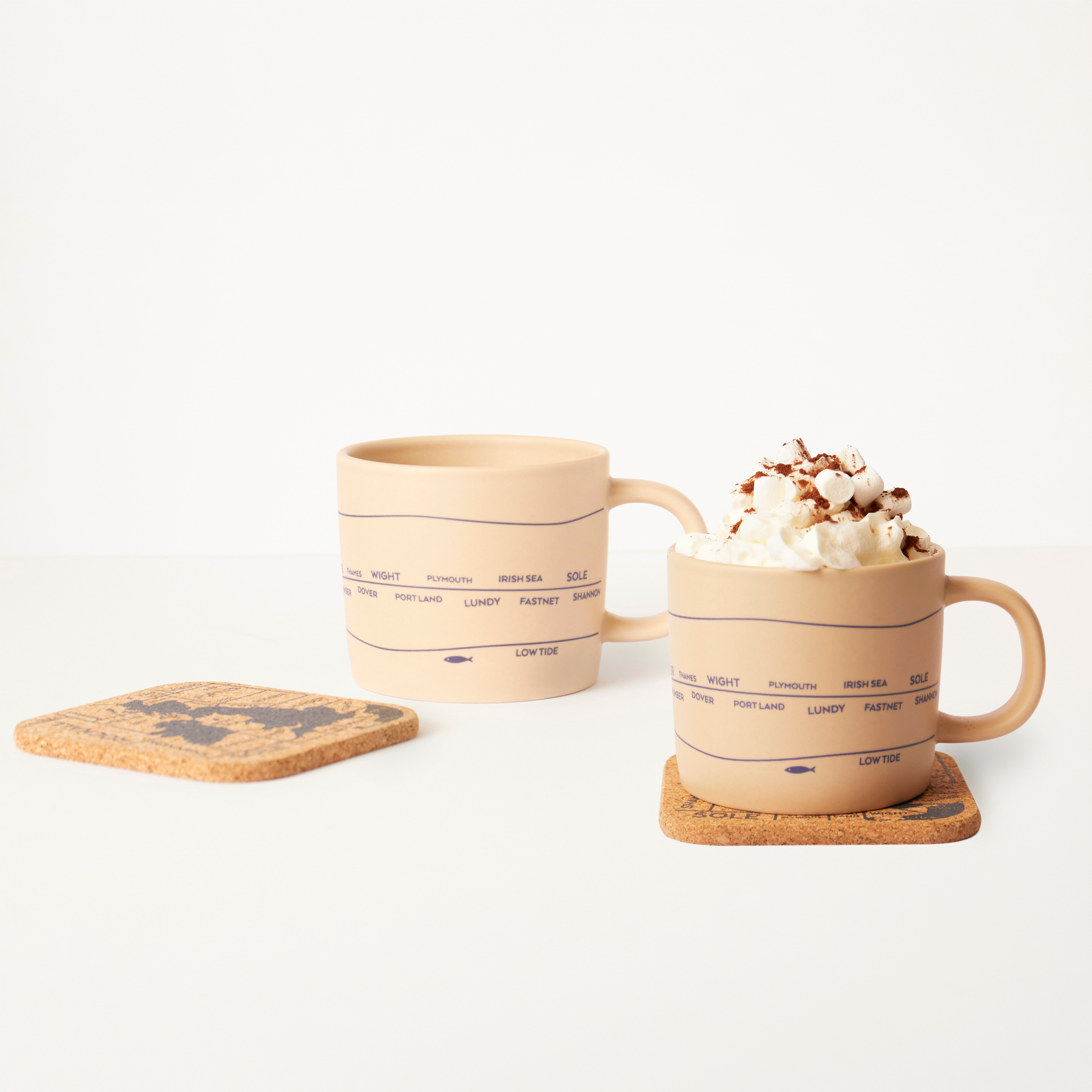 Shipping Forecast Mugs and Coasters Bundle