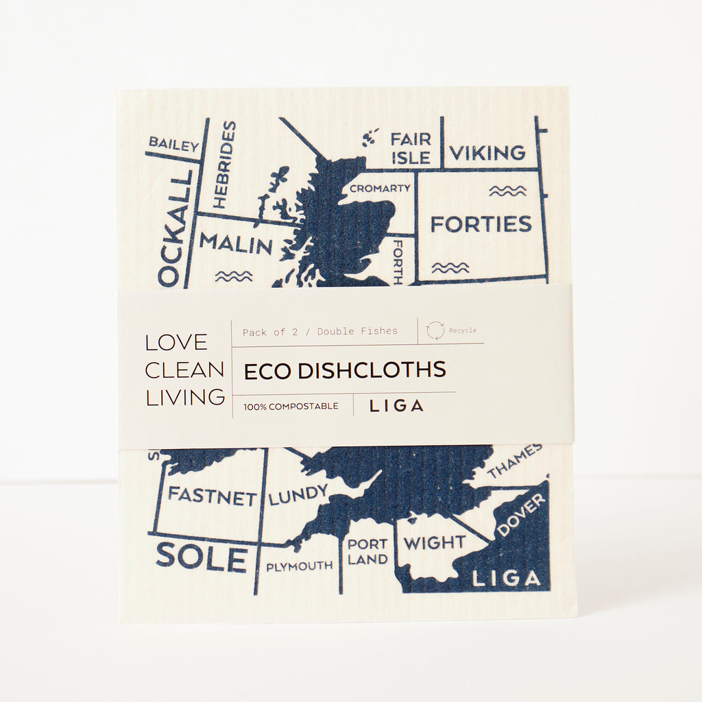 Shipping Forecast | Cork and Tile Trivet, Tea Towel and Dishcloths