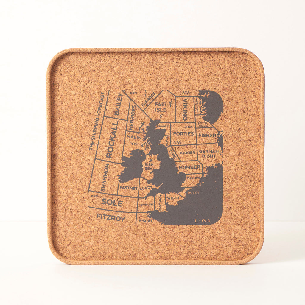 Shipping Forecast Mugs and Tray