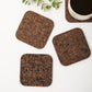 Smoked Cork Coasters | Square