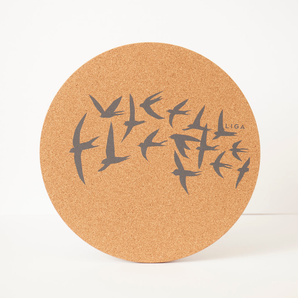 Cork Placemat - Swallows