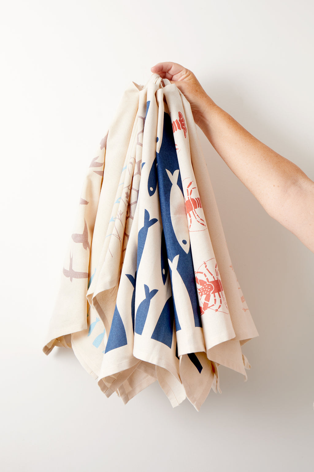 Organic Tea Towels | Fish In The Sea