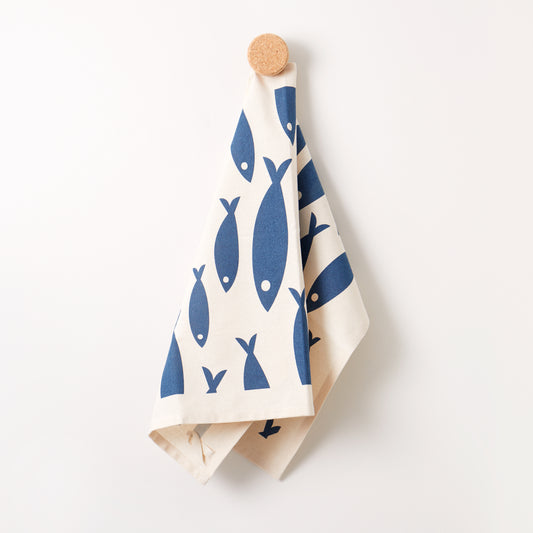 Organic Tea Towels | Fish