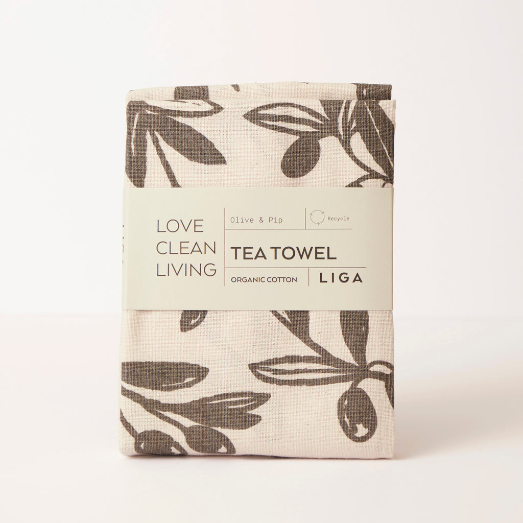 Olive & Pip | Cork and Tile Trivet, Tea Towel and Dishcloths