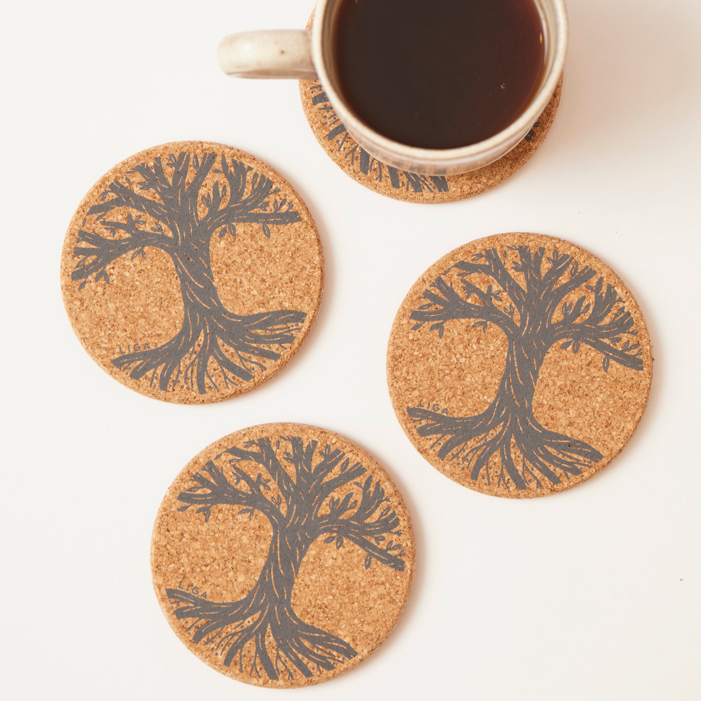 Cork Coaster Tree of Life