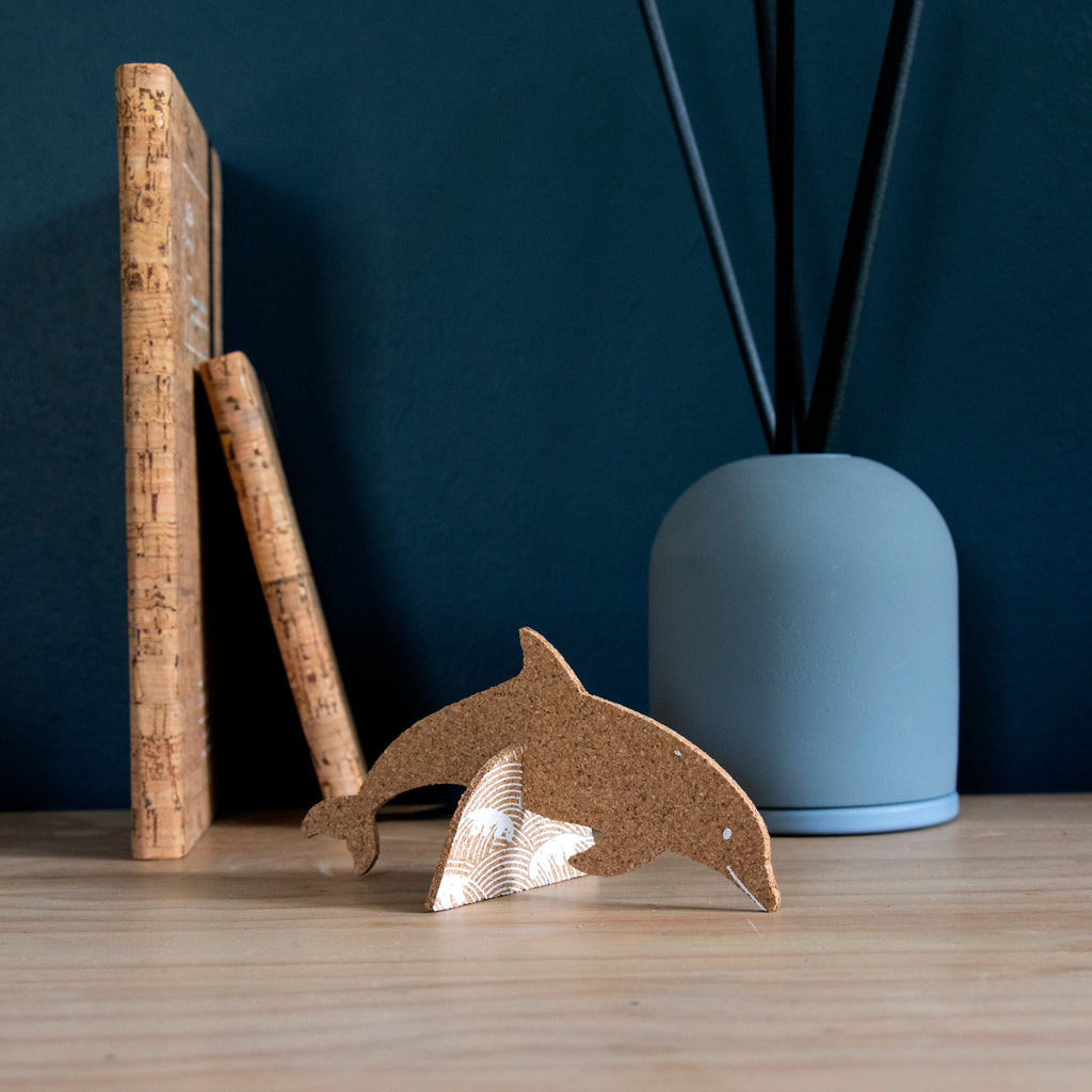 Organic Cork Decoration Pop-A-Cork | Dolphin