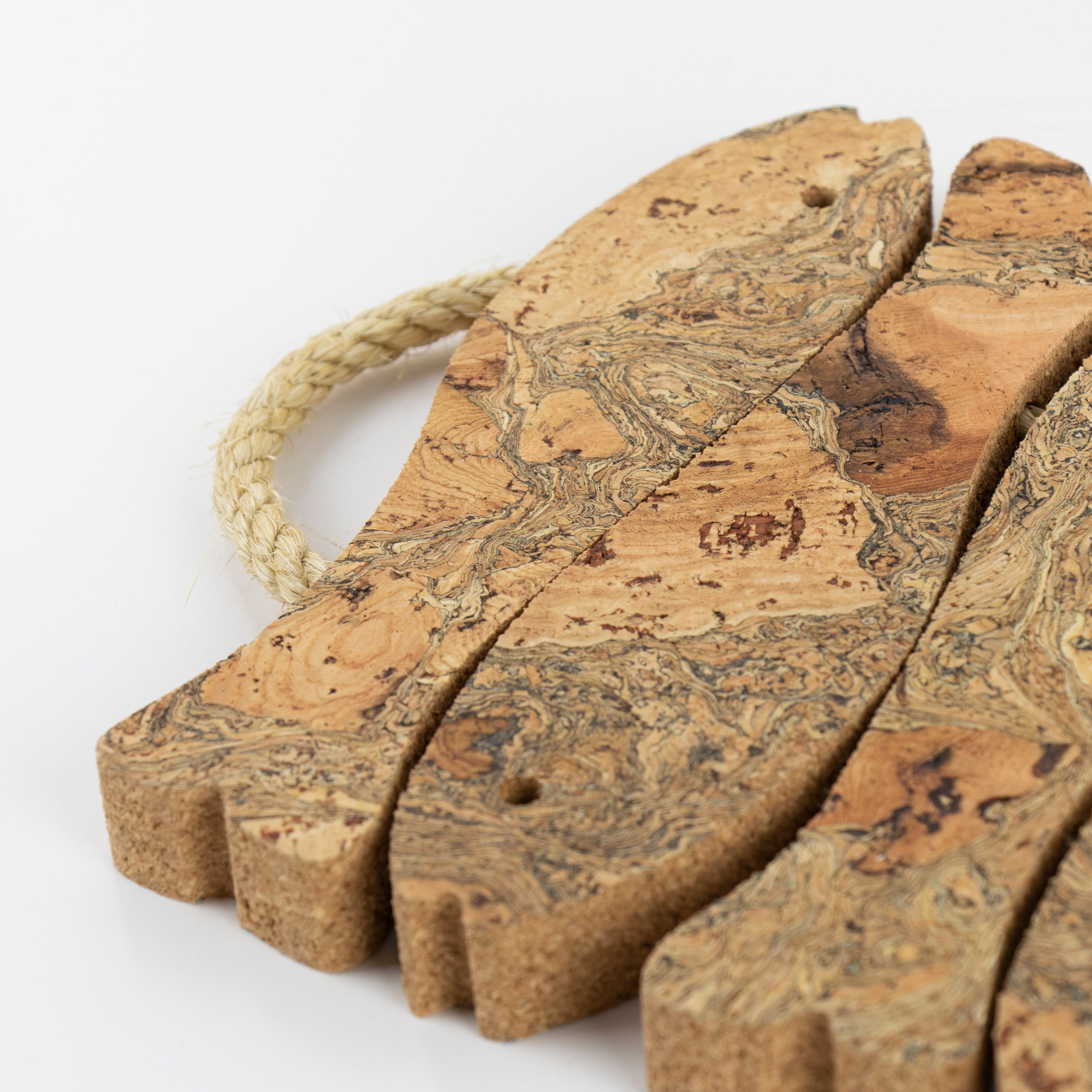 Natural Cork Trivet | 5 Fish