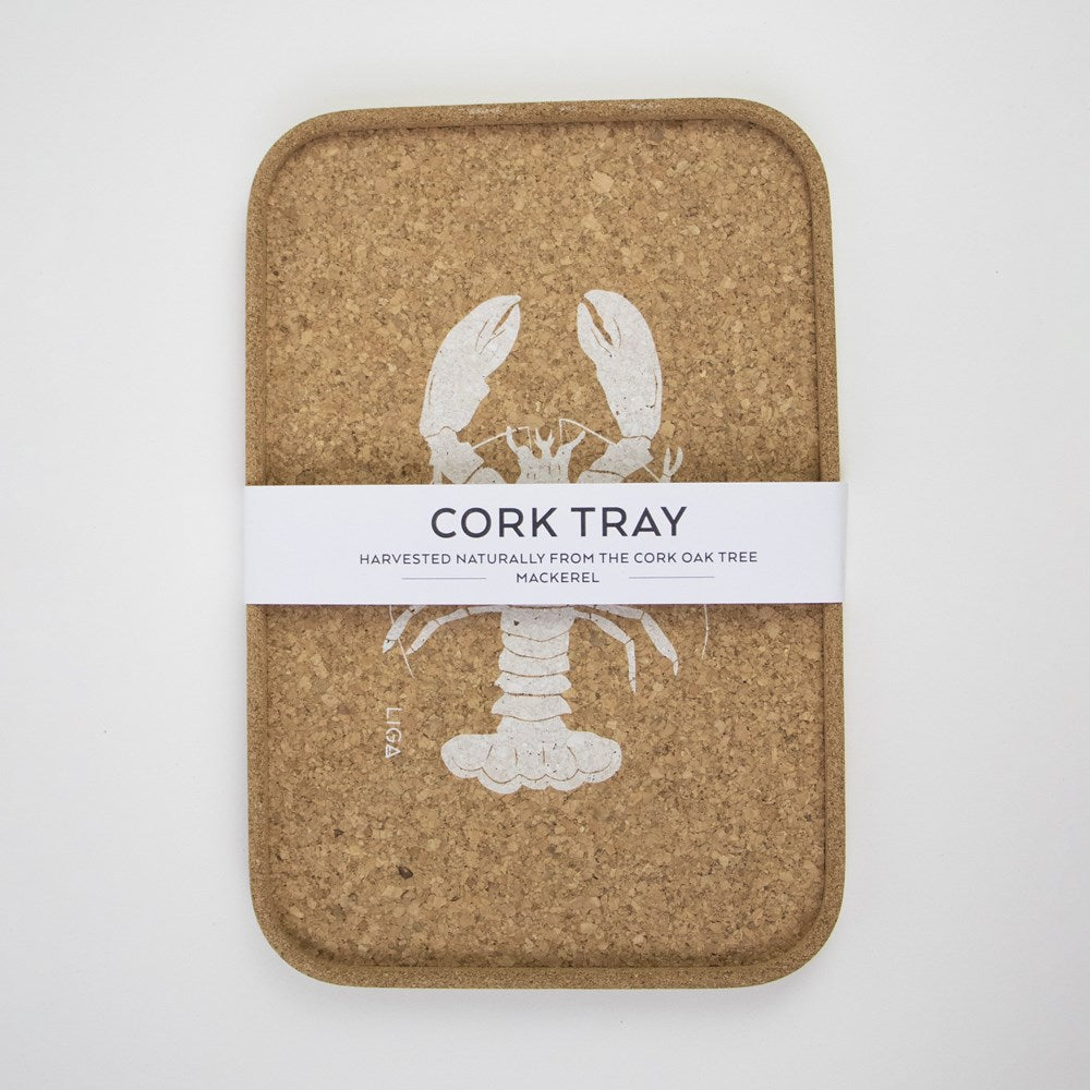 Cork Drinks Tray | Lobster