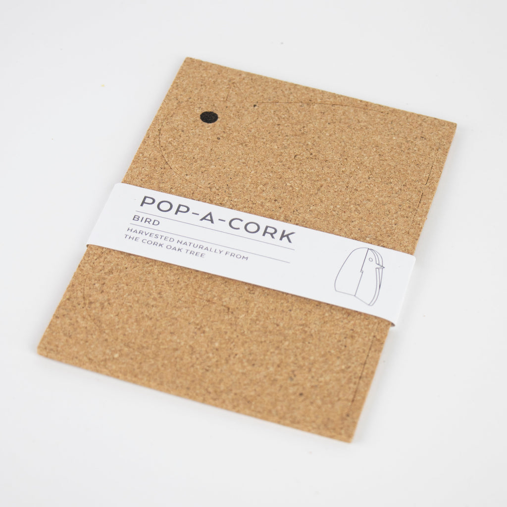 Organic Cork Decoration Pop-A-Cork |  Bird