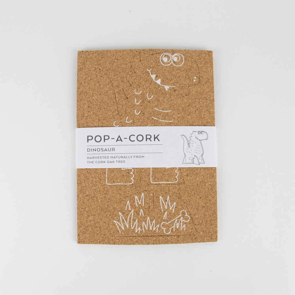 Organic Cork Decoration Pop-A-Cork | Dinosaur