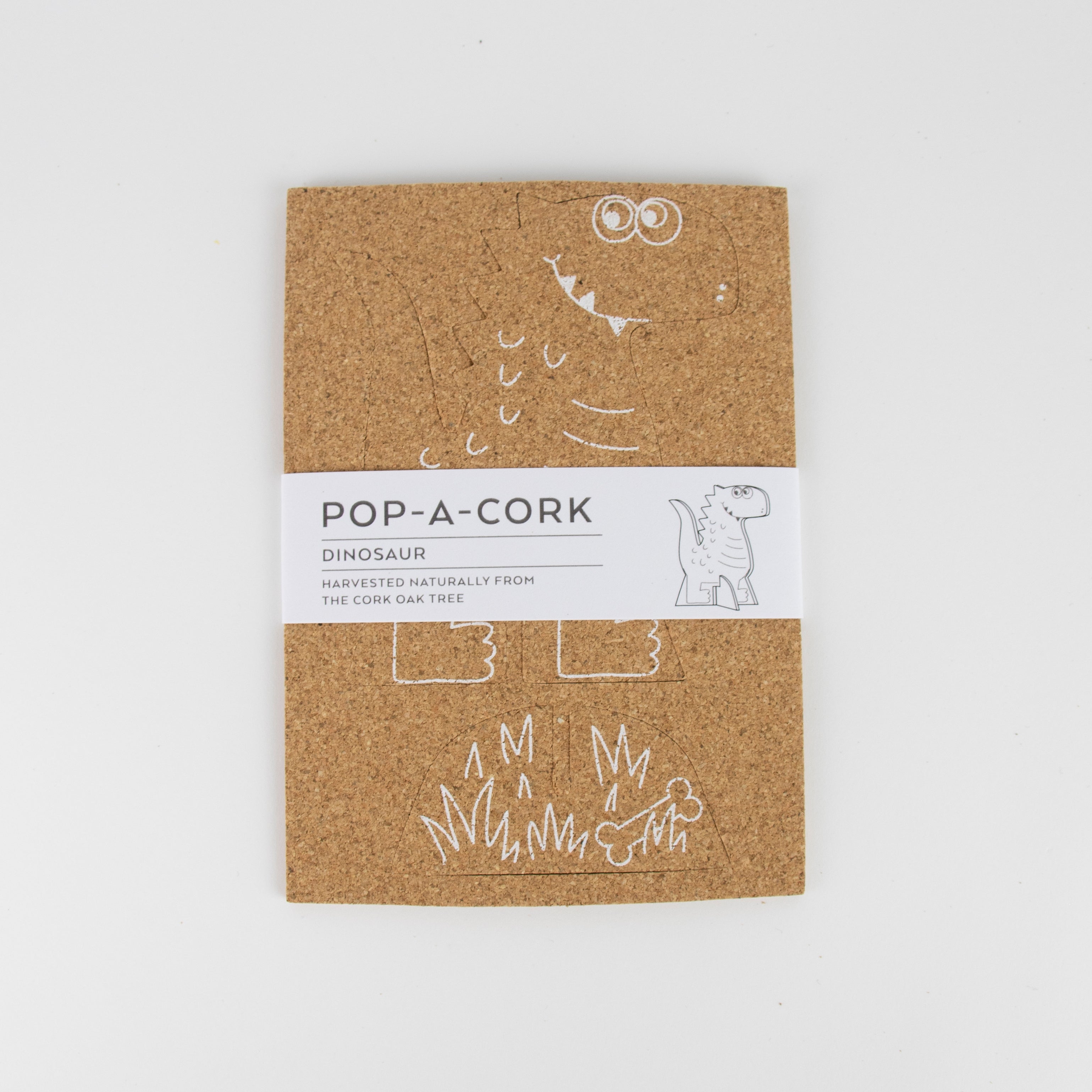 Organic Cork Decoration Pop-A-Cork | Dinosaur