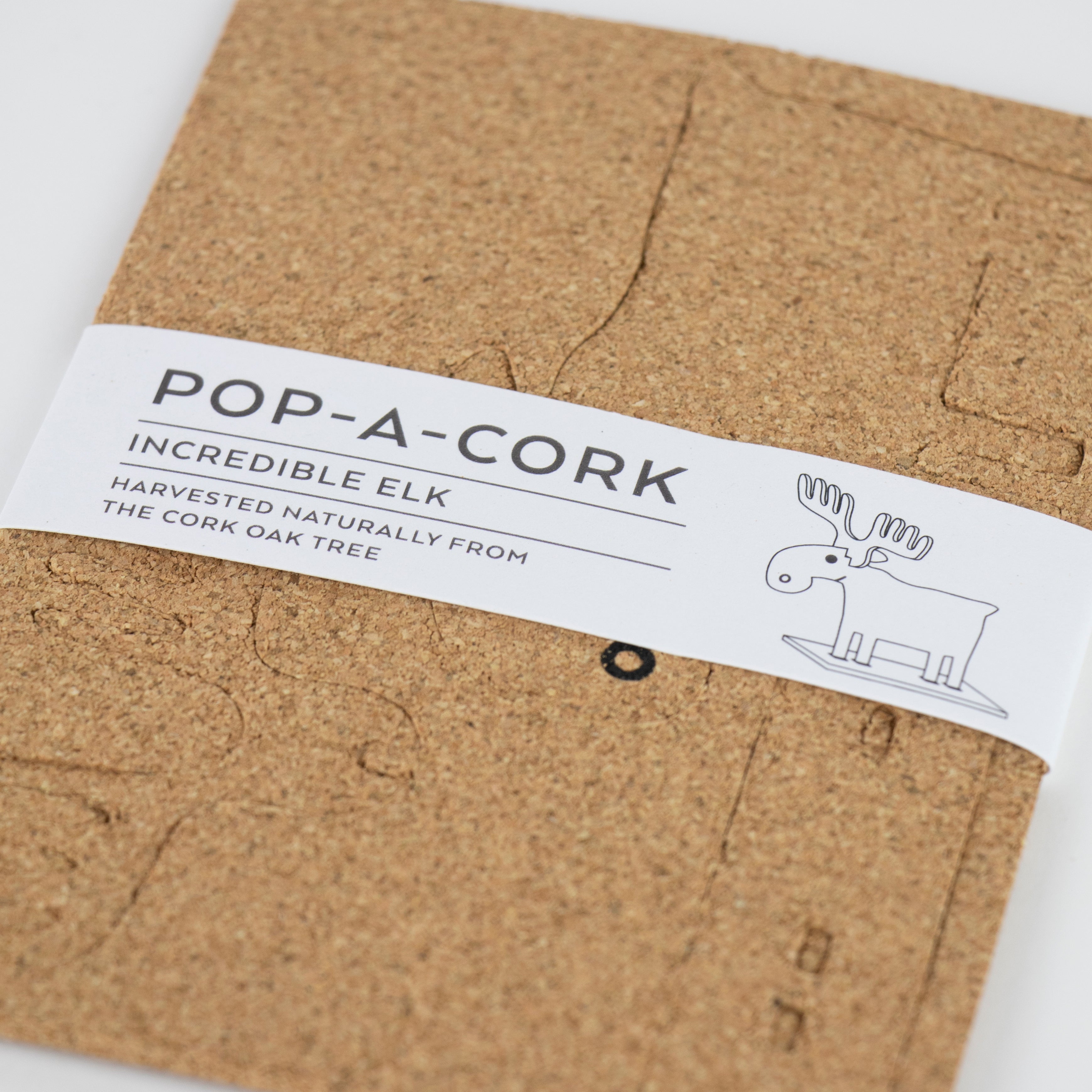 Organic Cork Decoration Pop-A-Cork | Elk